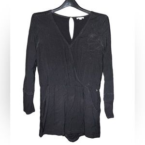 Guess Black Long Sleeve Romper Women’s Medium